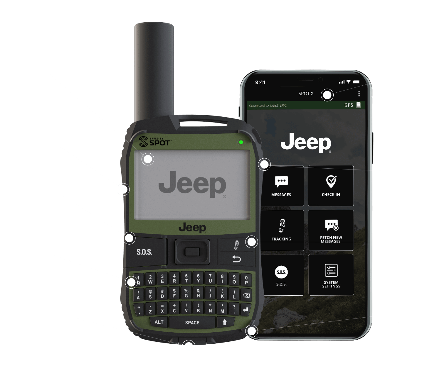 Special Jeep Edition SPOT GEN4 Satellite GPS Messenger 