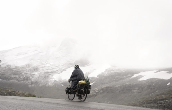 círculo polar ártico, viagem de bicicleta, neve