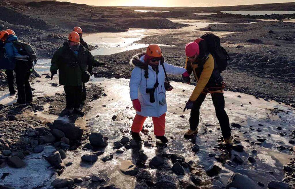 expedição trekking islândia gelo