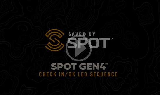 SPOT Gen4 Check In/OK LED Sequence
