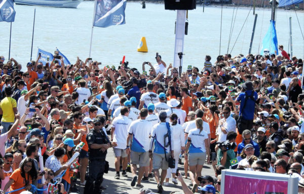 No veleiro com Karina Oliani Volvo Ocean Race SPOT Blog