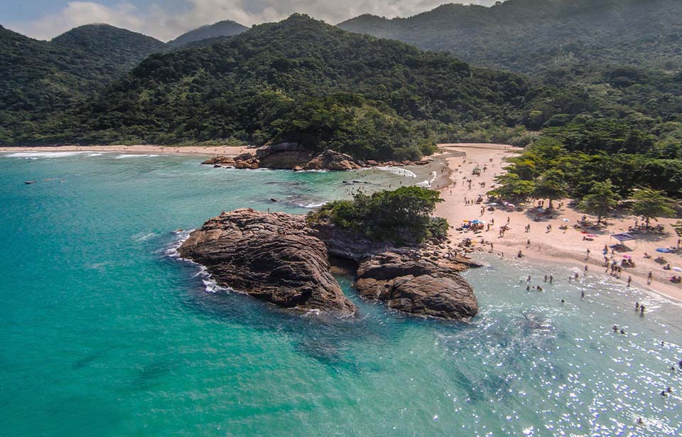 Vista área ilha grande Vista área ilha grande