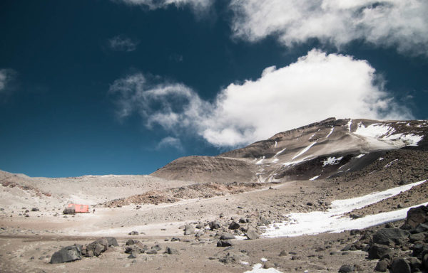 ojos del salado, refúgio tejos, montanhismo, trekking