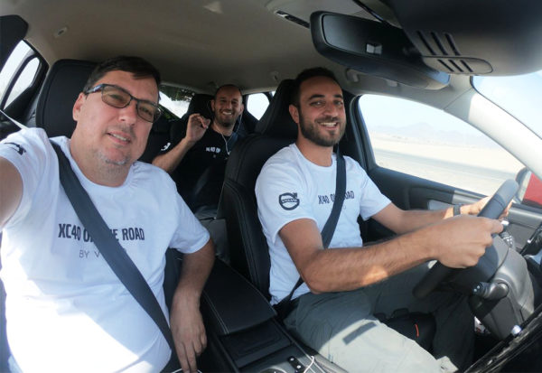 volvo xc40 on the road israel cicloviagem