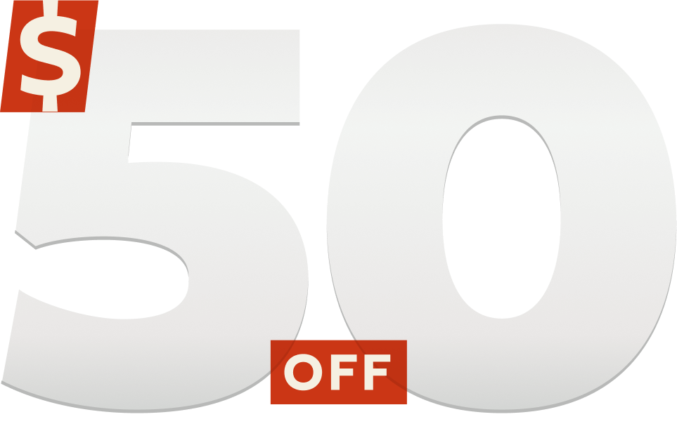 $50 OFF