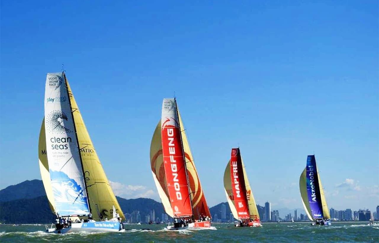 No Veleiro Da Volvo Ocean Race 2018